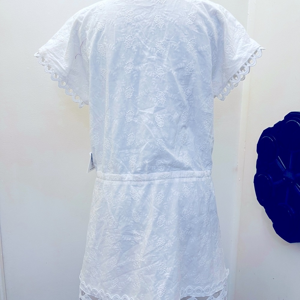 Lost + Wander White Plunge Neck Sundress - Picture 4 of 6